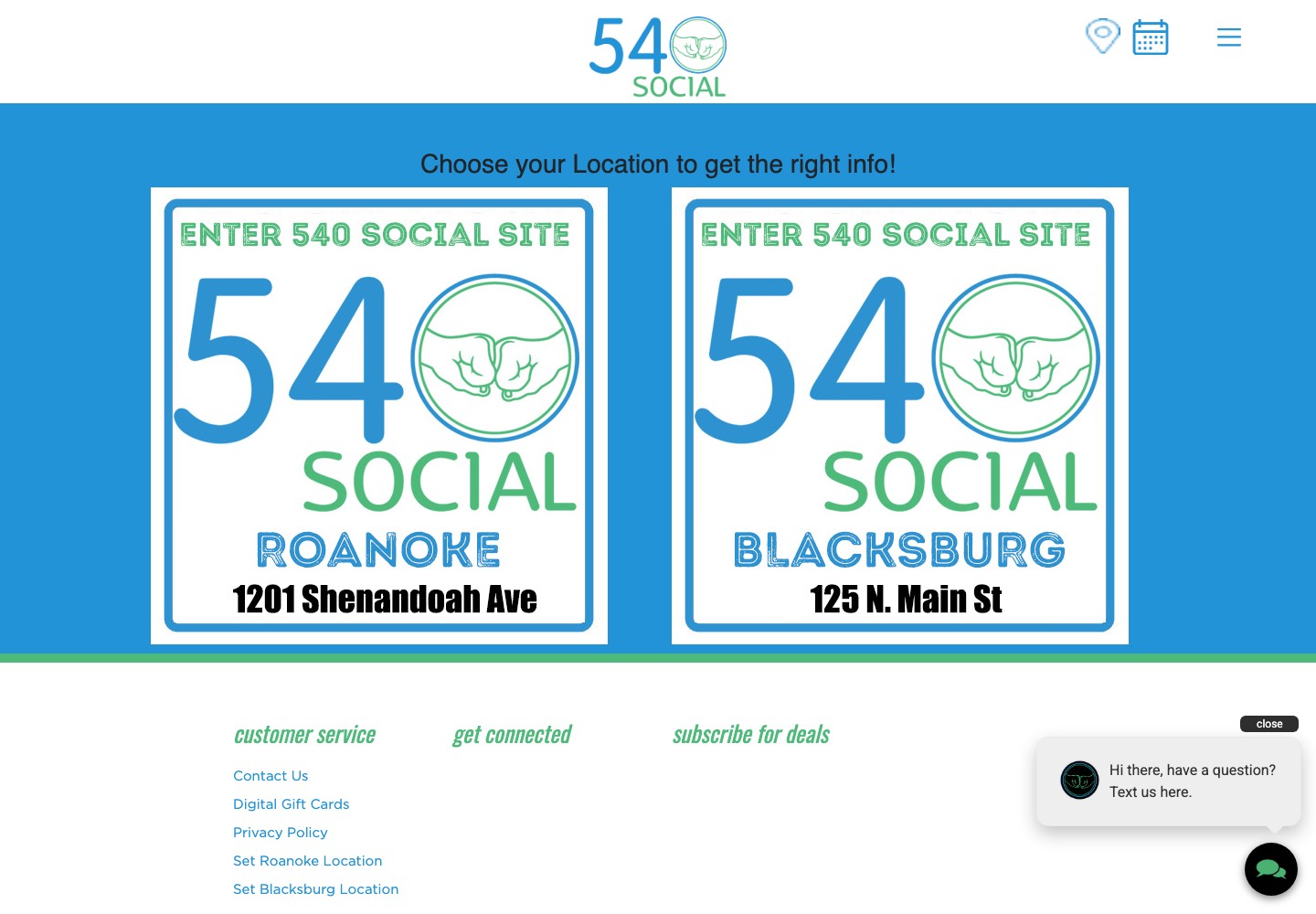 540 Social existing website