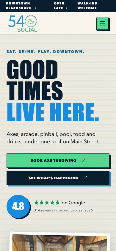 540 Social concept on mobile