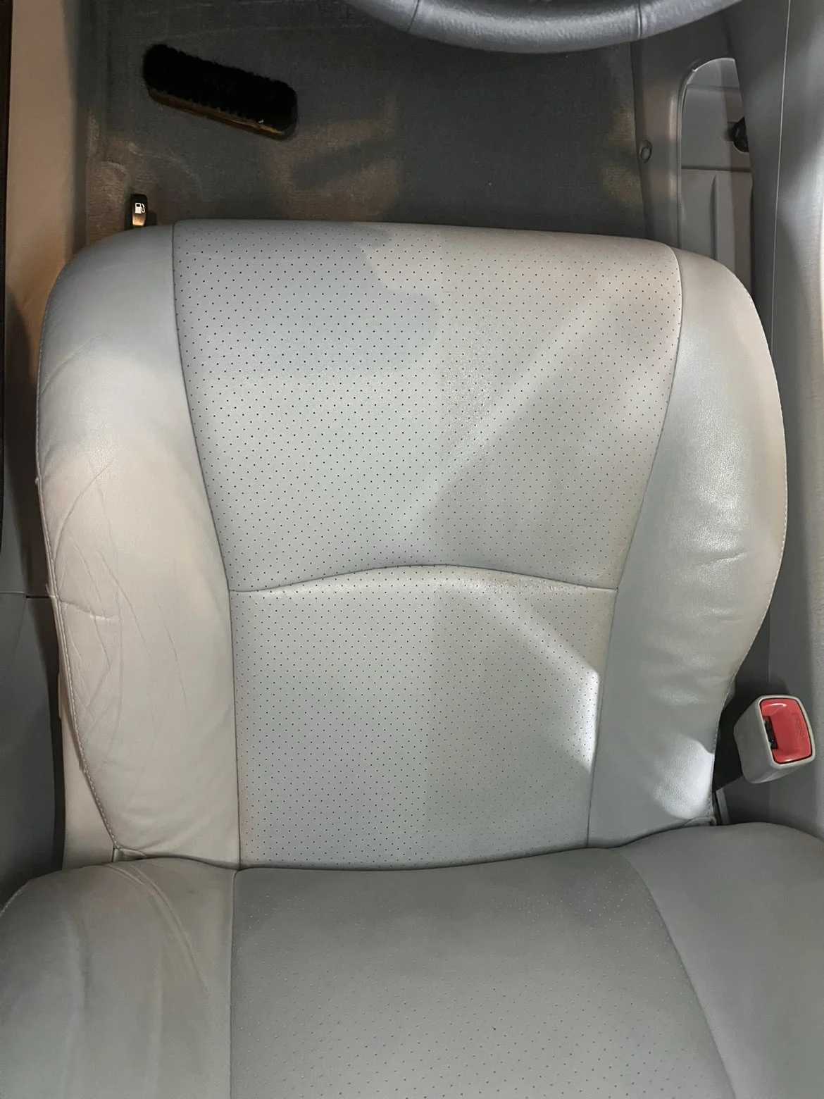 Leather seat detail